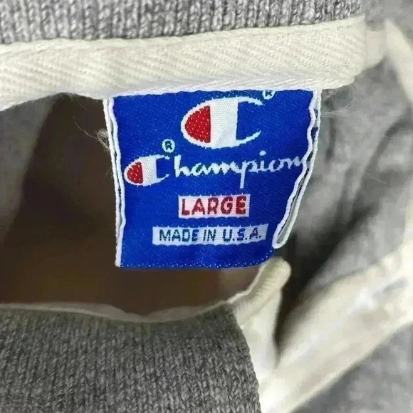 Champion Vintage Made In USA Ohio State Buckeyes Men's Gray Polo Size Large - Picture 5 of 6